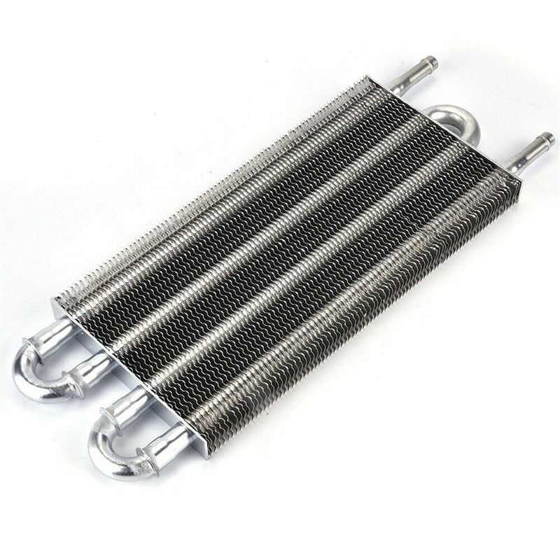 4-10 Row Aluminum Racing Air Conditioner Tube Condenser Engine Transmission Oil Cooler Kit For Universal Car