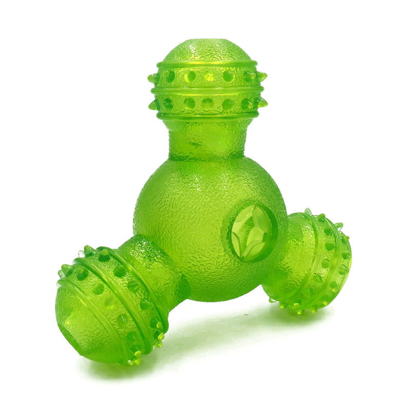 Three-Hole Pet Dog Toys Interactive Feeder Ball Portable Feeding Chew Food