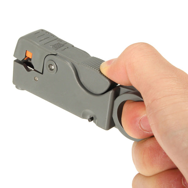 RG6/59 Double Blades Fully Adjustable Wire Stripper Cutter Cable Stripping Tool