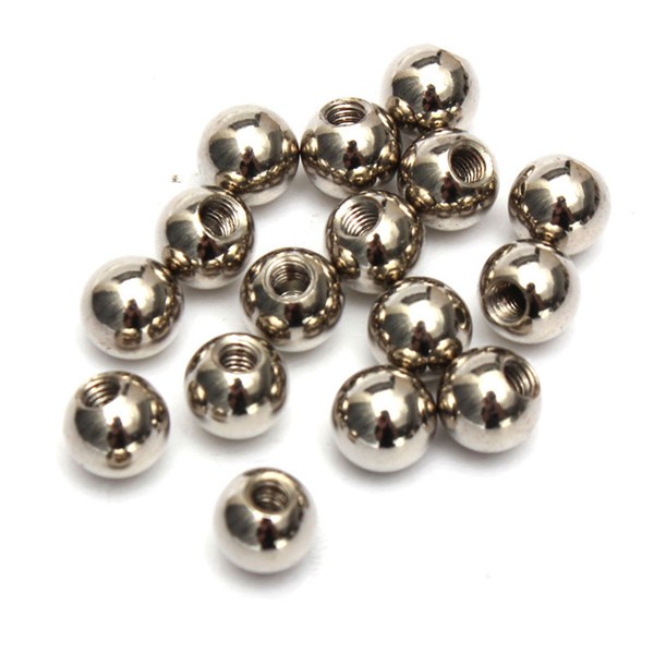 16Pcs 10 M4 Threaded Steel Ball Rod Ends For Kossel 3D Printer Magnetic Joints