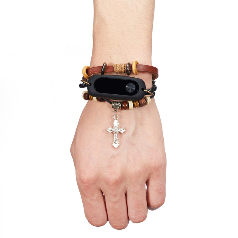 Beading Bracelet Replacement Wrist Strap for Xiaomi Mi Band 2 Smart Wristband