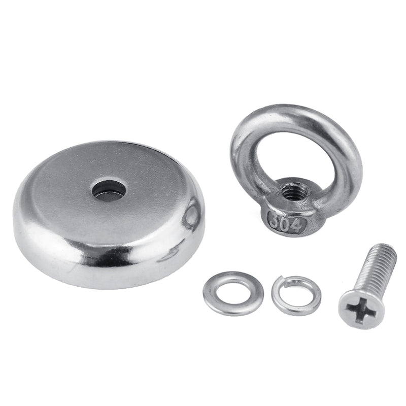 45KG D32mm Neodymium Magnet NJ32 Sea Fishing Metal Treasure Hunting Recovery Magnet