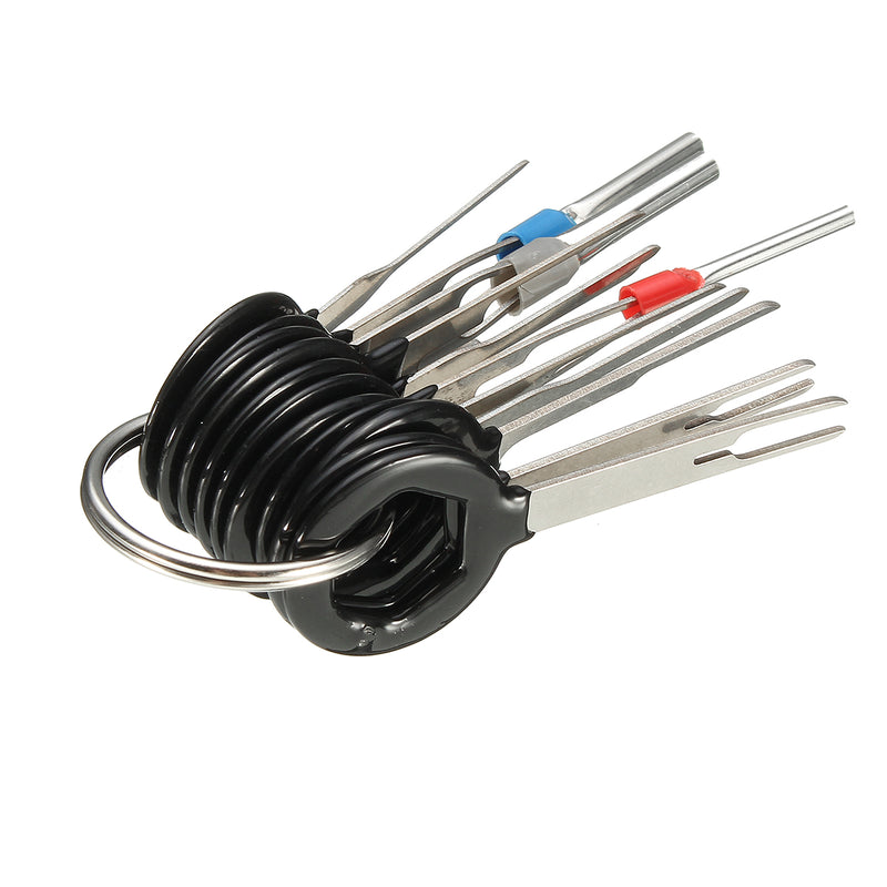 Excellway 11Pcs Terminal Removal Tool Kit Wiring Connector Pin Release Extractor