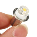 P13.5S PR2 LED Flashlight Bulb 0.5W Interior Torch Replacement Bulb DC3-18V Pure/Warm White