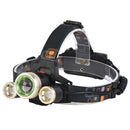 XANES 740 1200 Lumens T6+XPE LED Bicycle Headlight Mechanical Zoom Outdoor Sports HeadLamp 4 Modes