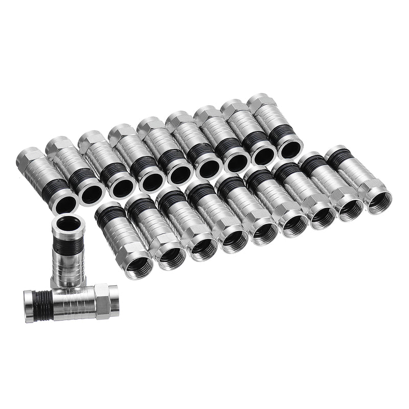 Coaxial Cable Clamper Stripping Clamper Set Net Clamper Set Combination Tool 20 F Connector Coaxial Tool Set Cable Wire Crimper Plier Stripper Compression Clamp