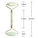 Natural Jade Face Massager Roller Spa Head Face Neck Body Facial Beauty Machine Tool