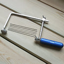4inch Multifunction Fretsaw Hand Coping Saw Jig Saws Frame Hobby Woodworking Tools with 3Pcs Spiral Blades