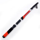 Fiber Glass 2.1-3.0m Telescopic Fishing Rod Portable Fishing Pole Travel Sea Fishing Spinning Rod