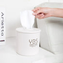 Living Room Tissue Box Simple Household Paper Towels Waterproof Roll Circular Plastic Box