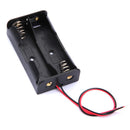 10pcs Plastic Battery Storage Case Box Battery Holder For 2x18650 With Leads