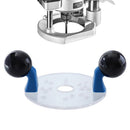 Drillpro Compact Router Sub-Base with Handles Router Attachment for Bosch Dewalt Woodworking Tools