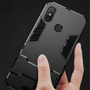 Bakeey Armor Shockproof with Desktop Stand Soft TPU + Hard PC Back Cover Protective Case for Xiaomi Mi8 Mi 8