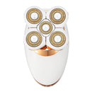 USB 5 Head Women Hair Remover Electric Epilator Body Facial Arm Legs Beauty Kit