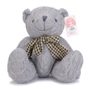 14 Inch Teddy Bear Stuffed Animal Knitting Plush Toy Adjustable Joint Kids Christmas Birthday Gift