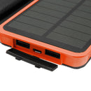 20000mAh Solar Panel Solar Charger 7W 5V/2A Foldable Solar Panel Charger Dual USB Portable Mobile Power Bank