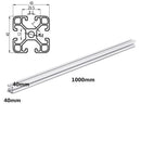 Machifit Sliver 1000mm 4040 T Slot Aluminum Profile Extrusion Frame