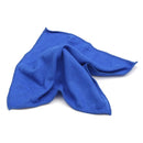 27cmx27cm Fiber Cleaning Tower Soft Washing Polishing Cloth Blue for Car Home Office