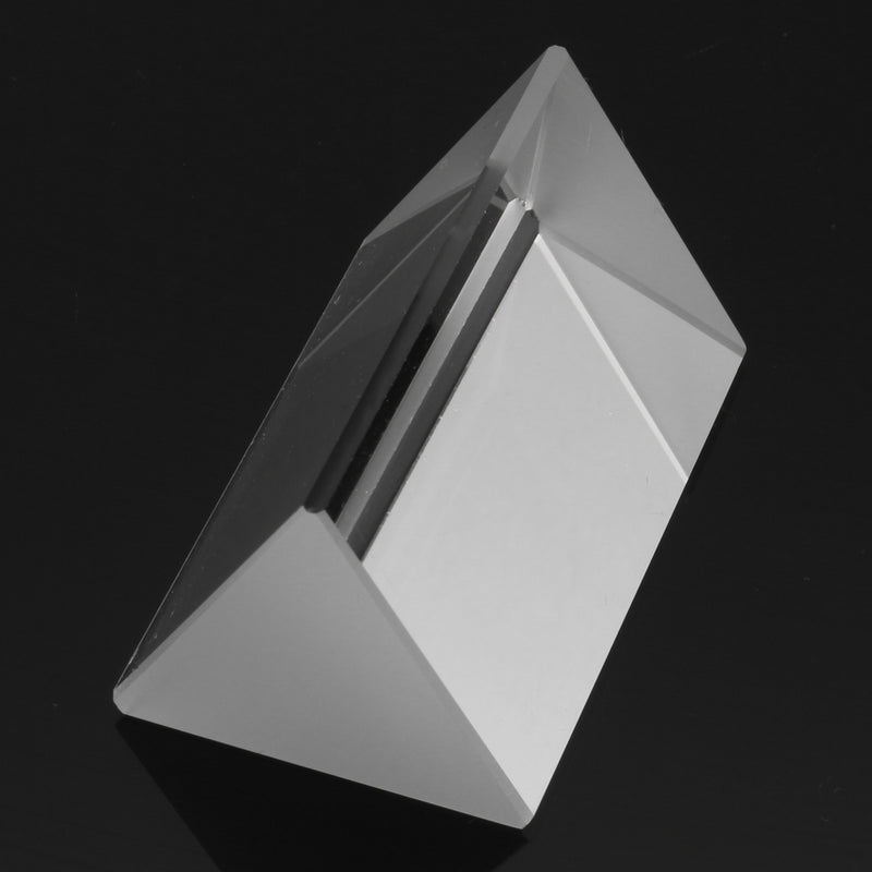 2 Inch Mini Optical Glass Triple Triangular Prism Physics Refractor Light Spectrum