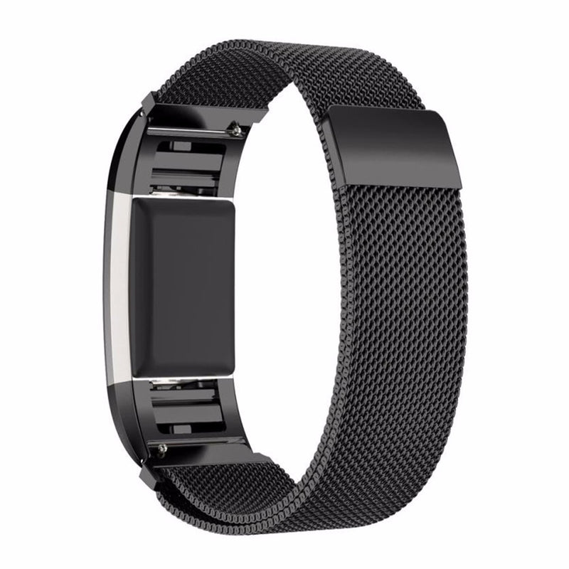 Bakeey Replacement Magnetic Stainless Steel Wristband Strap For Fitbit Charge 2 Tracker