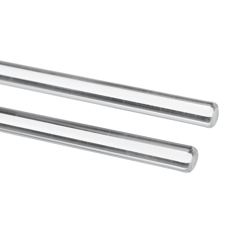 2Pcs 250mm Glass Stirring Mixing Rod Stirrer Mixer Sticks Rods Laboratory Experiment Glassware