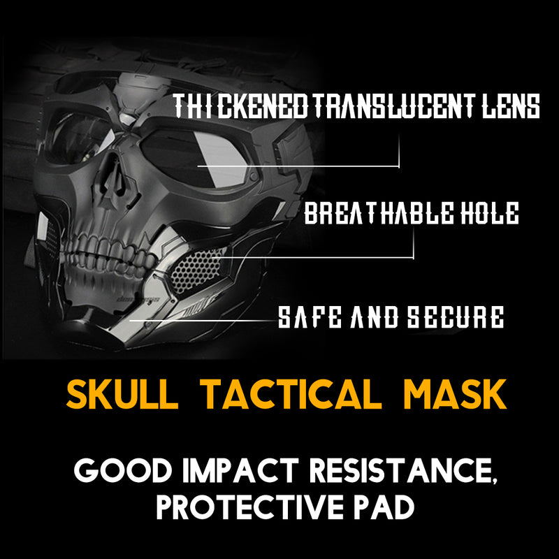 WOSPORT Skull Airsoft Paintball Mask Full Face Tactical Mask For Halloween