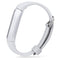 Replacement 14mm Rubber Strap Metal Case  Bracelet Wristband for Xiaomi Miband 2