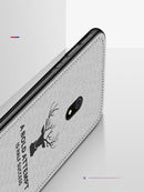For Xiaomi Redmi 8A Bakeey Deer Luxury Canvas Cloth Shockproof Anti-fingerprint Protective Case