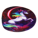3PCS Colorful Horse Bathroom Non-Slip Pedestal Rugs Pads Lid Toilet Seat Covers Bath Mats