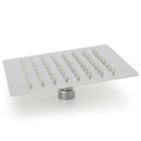 G1/2 Rain Shower Head Square Chrome Wall / Ceiling Mounted Bathroom Top Sprayer Faucet Stainless Steel