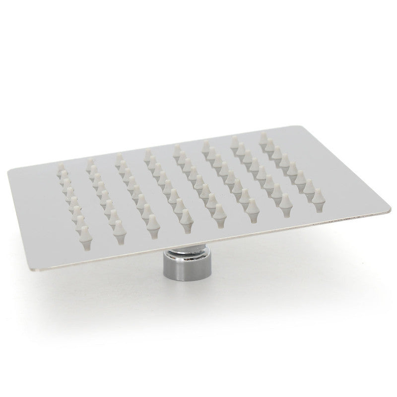 G1/2 Rain Shower Head Square Chrome Wall / Ceiling Mounted Bathroom Top Sprayer Faucet Stainless Steel