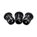 200pcs 5MM LED Holder Black Plastic Diode Lampshade Holder Clip Bezel Mount Light Case Cup Bezels Mounting Cases
