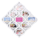Chinese Knot 9 Image Family Photo Frame Collage Picture Wall Hanging Decor Wedding Gift