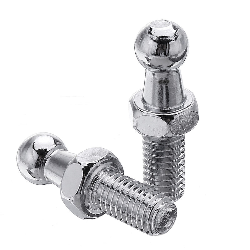 2pcs M8 Stainless Steel Ball Stud Bolt 10mm Struts Ball Ended Bolt Bonnet