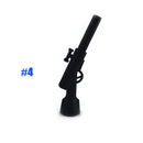 Silicone Water Pipes Weed Handheld Pipe with Metal Bowl