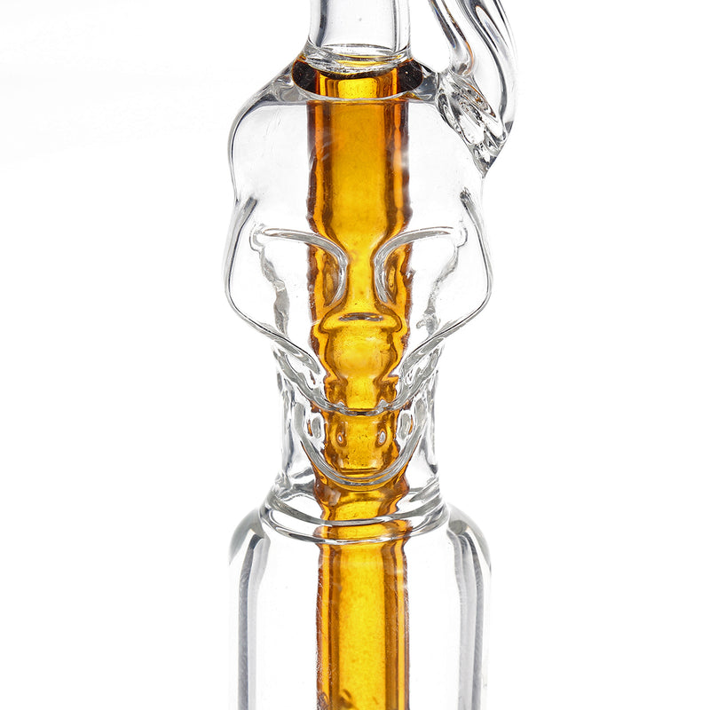 Mini Glass Craft Skull Bottle Glass Skull Pot Glass Water Pipes