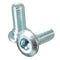4pcs M8 Stainless Motoccycle Hexagon Brakes Bolts Steel Button Head Hex Socket 125cc 140cc