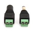 10 x Male Female 12V DC Power Plug Jack Adapter Connector 5.5x2.1mm for CCTV