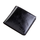 CarrKen Men's Vintage Two Fold Wallet PU Leather Credit ID Cards Holder Coin Purse