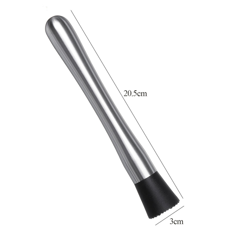 Stainless Steel Bar Cocktail Broken Popsicle Durable Fruit Muddlers Swizzle Stick Bar Home Scrap Ice Accessories Bar Supplies Cocktail Shaker