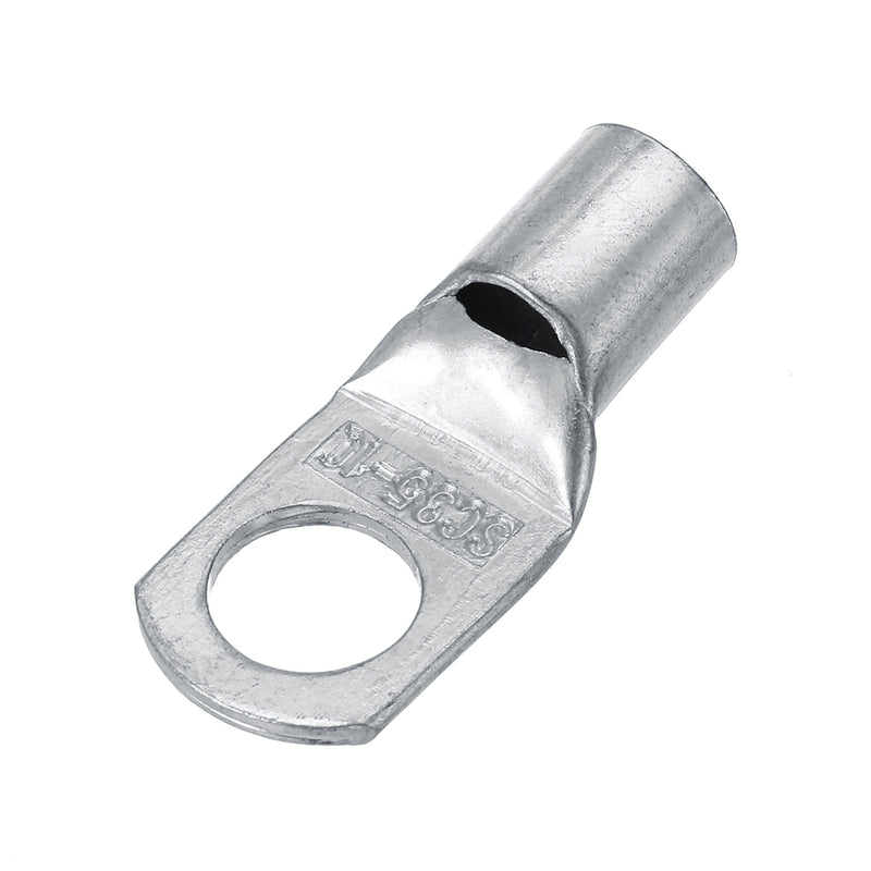 12 Pcs Copper Cable Lugs Wire Connector Terminal 2 AWG 35mm Hole 10mm Tinned Copper Terminals Conne