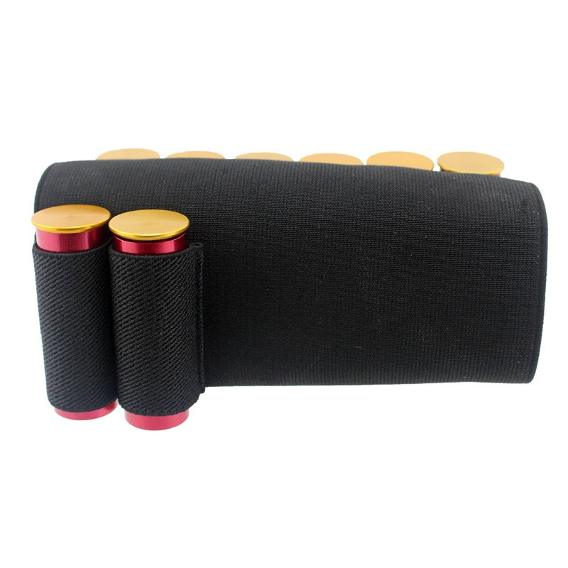 Nylon 6+2 Rounds Buttstock Cheek Rest Tactical Molle Magazine Pouch Cartridge Clip Gun Accessories