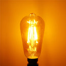 Dimmable Vintage ST64 B22 6W LED Squirrel Cage Edison Light Bulb Filament Lamp AC220V