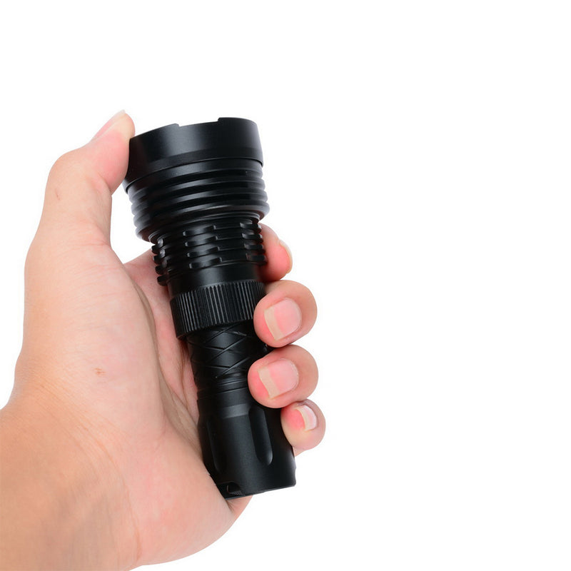 HaikeLite HT08 XPL HD 5000K 850Lumens Mode Set Zoomable Tactical LED Flashlight