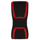 Full Set Car Seat Cover Polyester For Auto Truck SUV 5 Heads Red&Black
