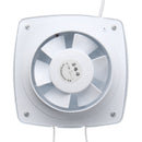 4 Inch 12W Mini Exhaust Fan Entilation Blower Hand Pull for Window Wall Kitchen Bathroom Toilet