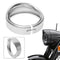 7inch Headlight Headlamp Trim Ring Protect Guard Cover Cap Chrome For Harley