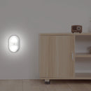 8 LED Night Light Wireless Motion Detector Wall Bathroom Bowl Seat Cabinet Light