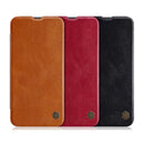 NILLKIN Vintage Flip Card Holder PC Bumper PU Leather Protective Case for Samsung Galaxy A40 2019