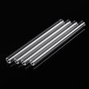 4Pcs 100mm OD 7mm 1.5mm Thick Wall Borosilicate Glass Blowing Tube Laboratory